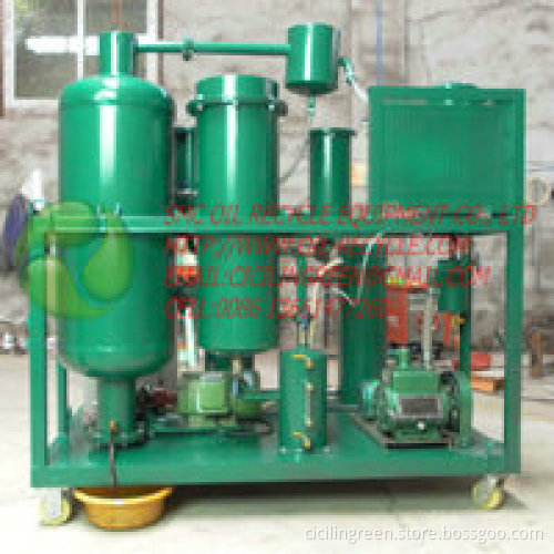 Lubricant oil purifier, lubrication oil purification, lubrication oil recycling plant, lubrication oil regeneration system